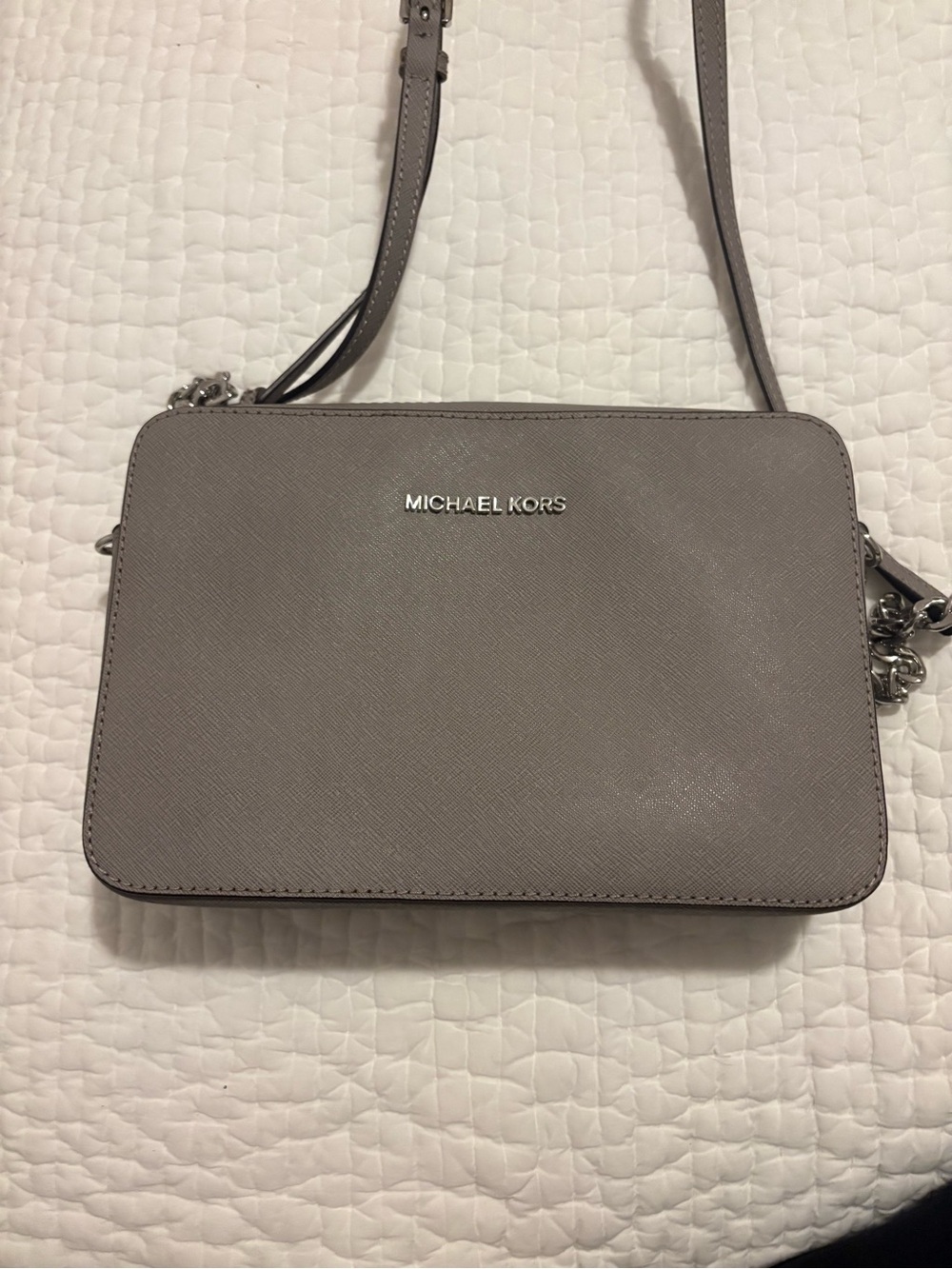 Michael Kors Grey Crossbody Bag